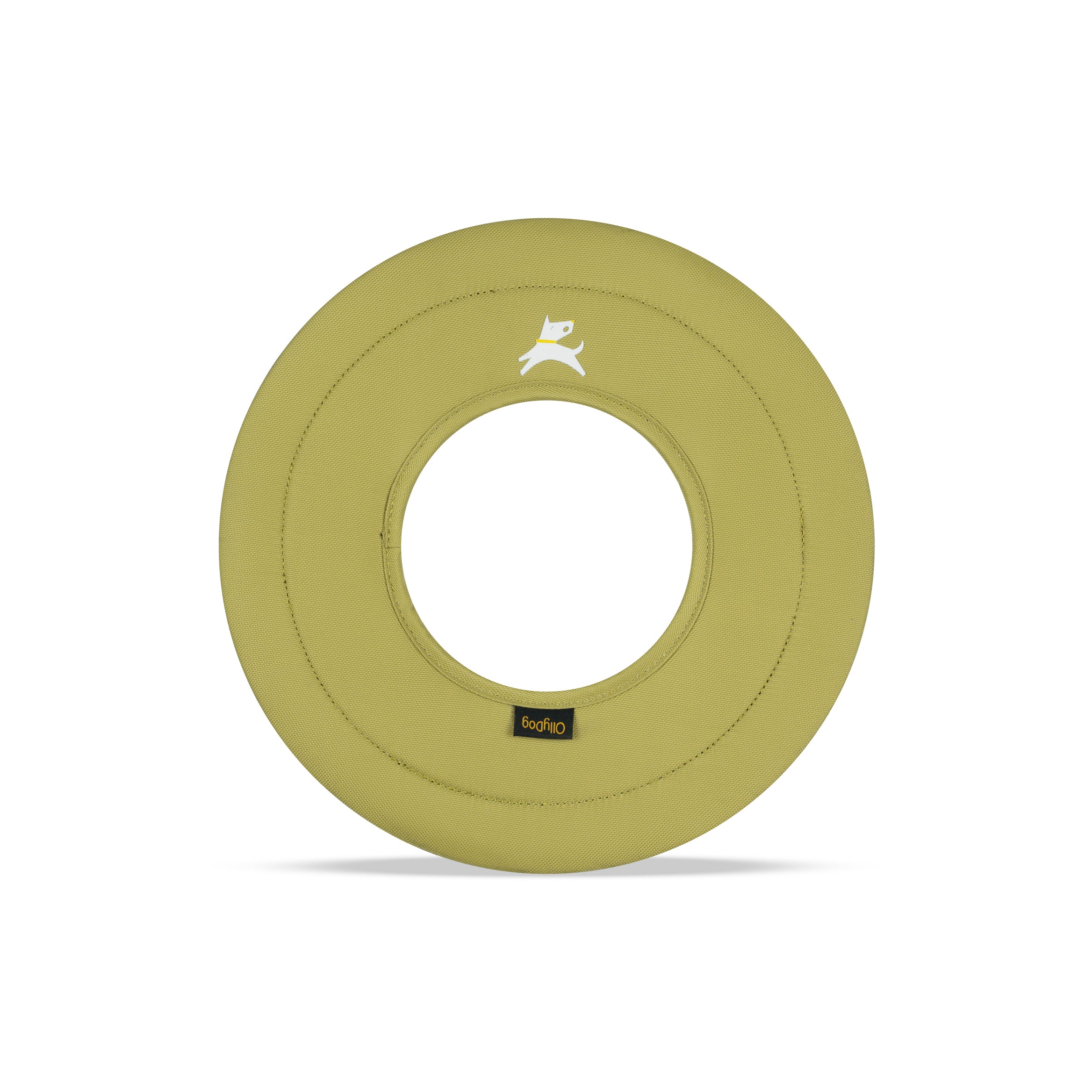 Front view of the OllyDog Super Flyer in Alchemy color, a soft and durable dog frisbee made from recycled plastic bottles #color_alchemy