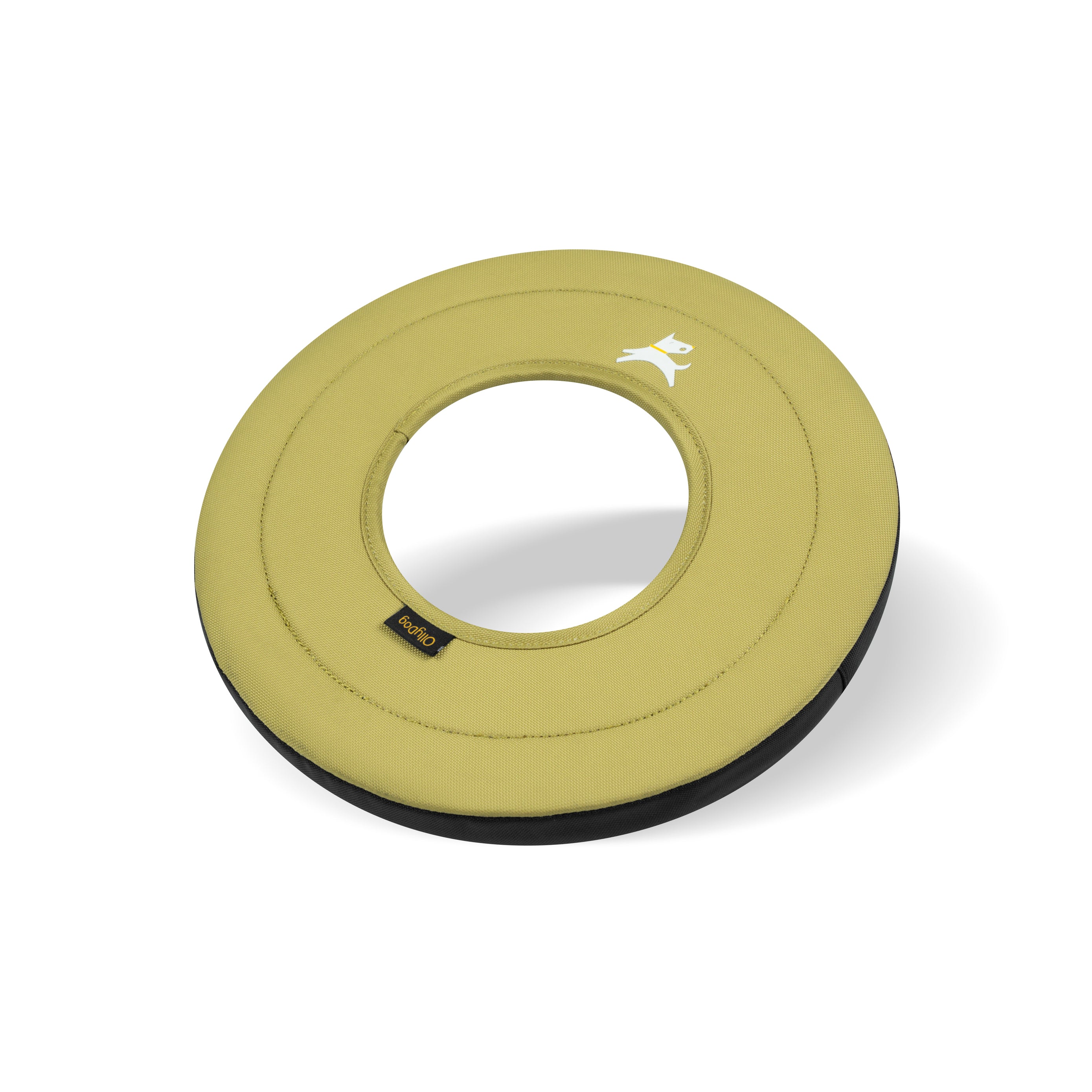 Side view of the OllyDog Super Flyer in Alchemy color, a durable floating dog frisbee made from recycled materials #color_alchemy