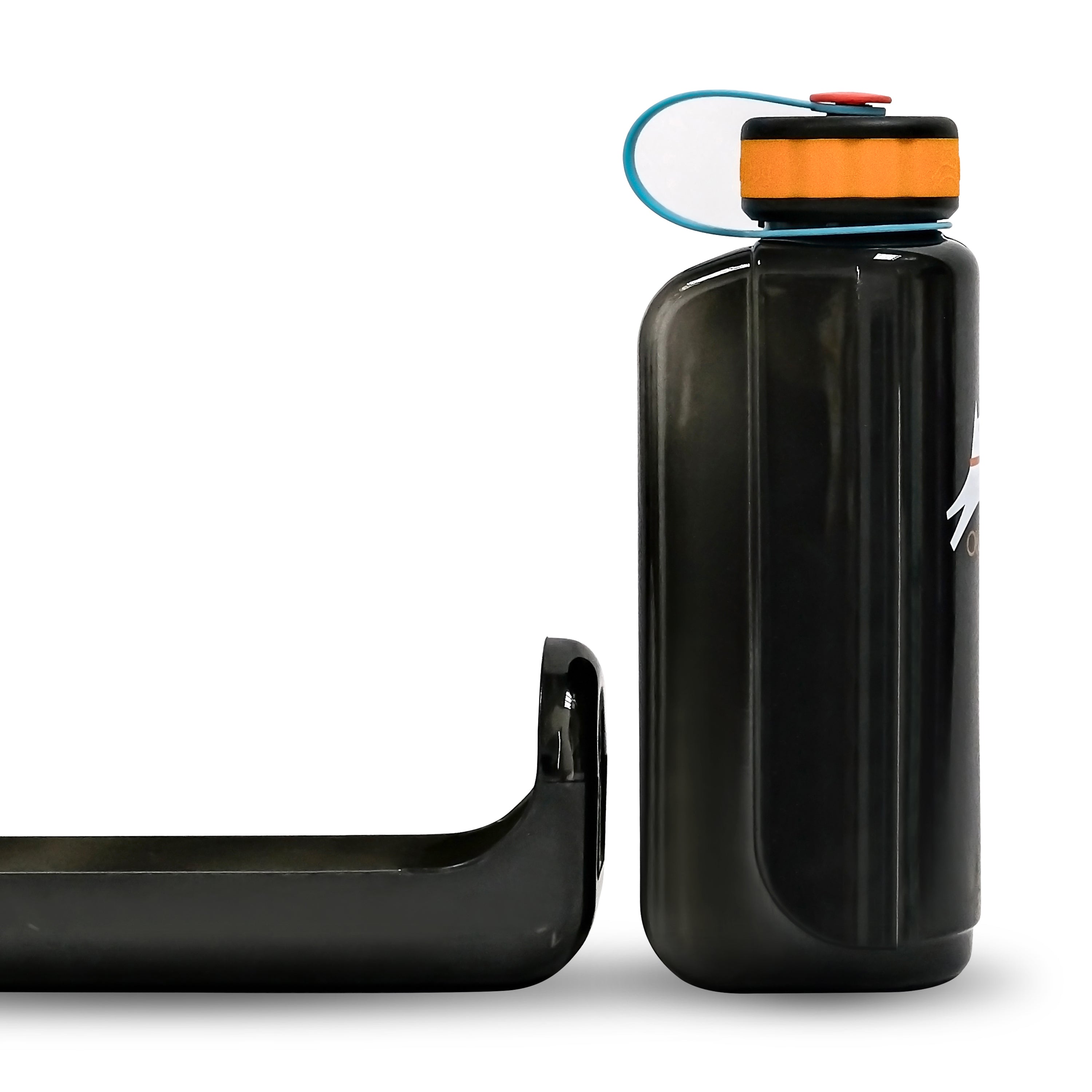 Large capacity dog travel bottle and separate drinking bowl made from BPA-free, non-toxic plastic for hiking and outdoor adventures #size_chromatic / 1l