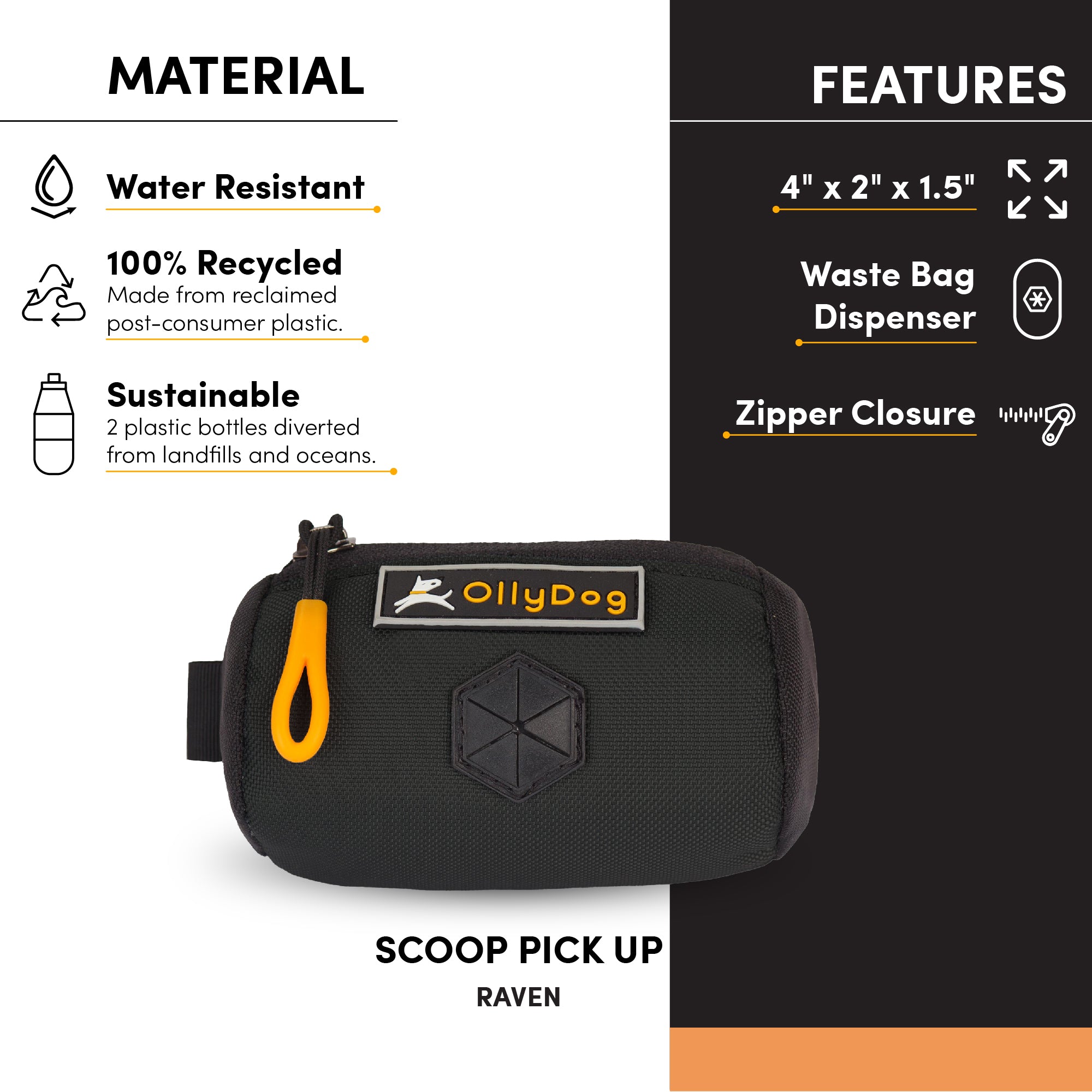 Scoop Pick Up Bag | Waste Bag Dispenser