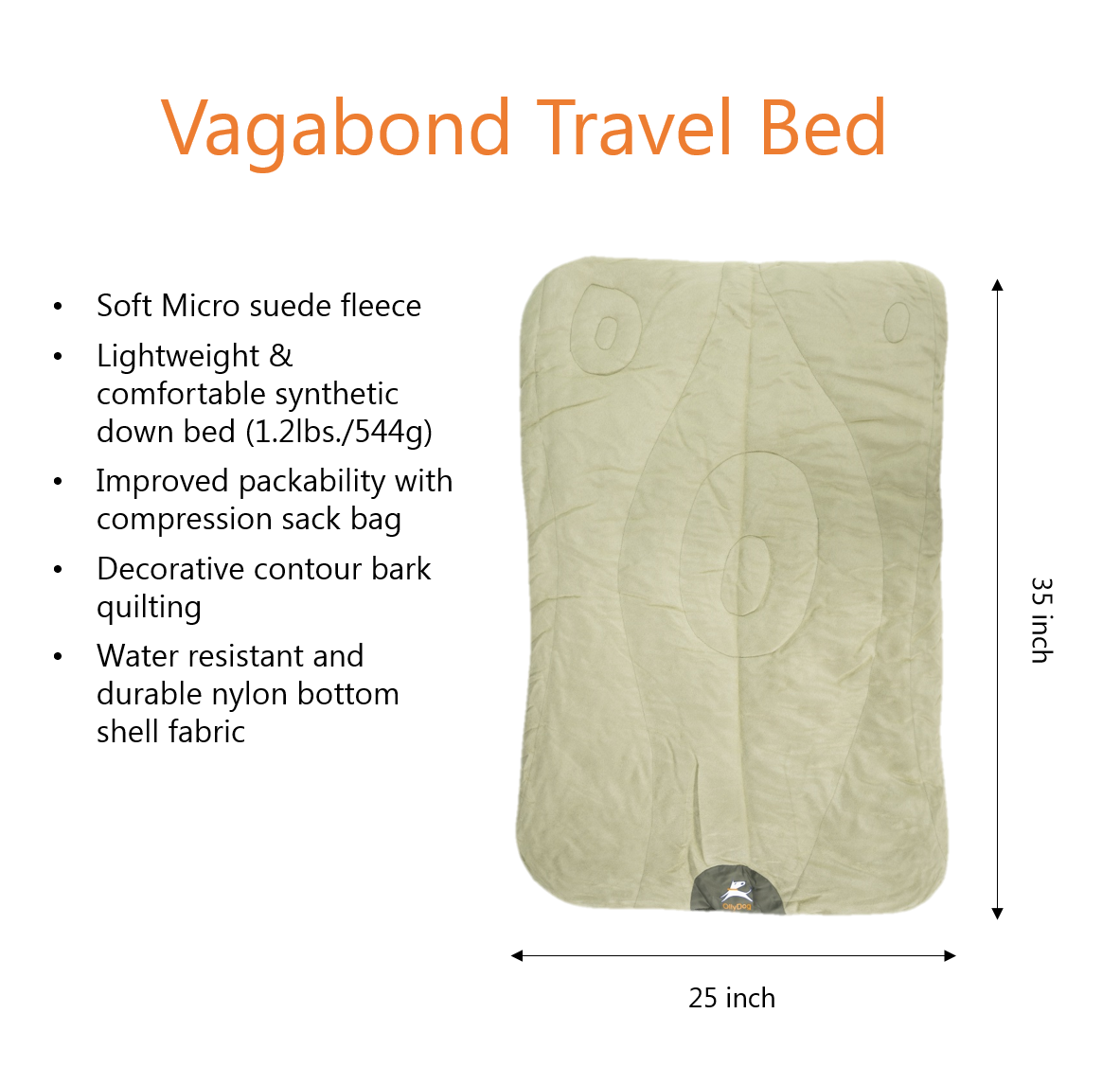 Vagabond Travel Bed | Travel Dog Bed